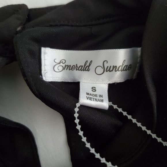 Emerald Sundae rushed Size S balck dress - Picture 10 of 11